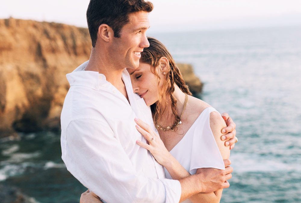 | Jason + Megan・Sunset Cliffs Engagement・San Diego Wedding Photographer |