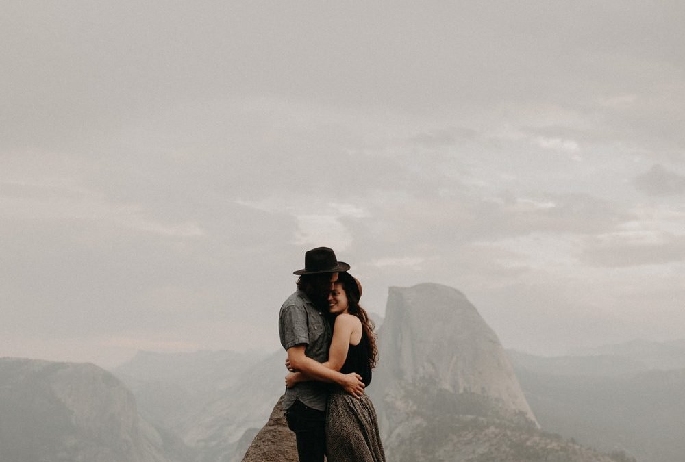 Luke + Mikayla | Glacier Point | Yosemite Engagement Photographer