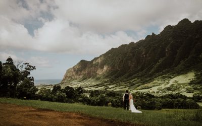 Modern Bohemian Wedding at Kualoa Ranch | Oahu Wedding Photography