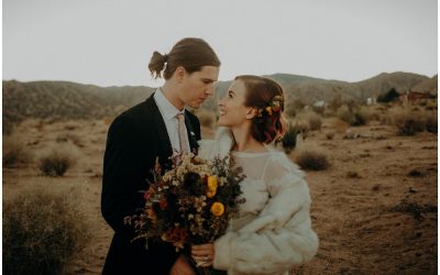 Vintage Boho Joshua Tree Wedding at Rimrock Ranch | California National Park Wedding Photographer
