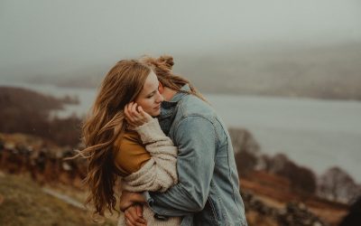Lovers in the Scottish Highlands