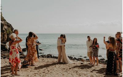 Intimate Beachside Wedding in Poipu | Tiffany + Adam