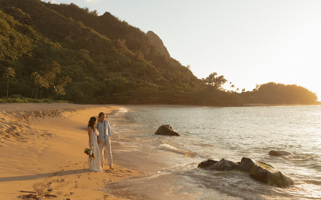 Luxury Beach Elopement Kauai Experience on the North Shore